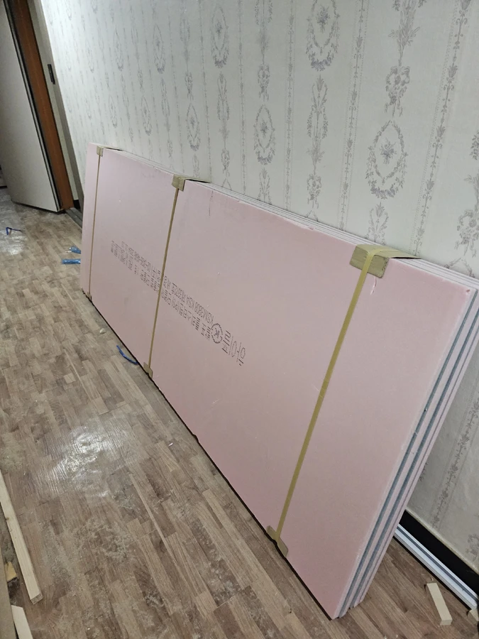 스티로폼벽단열공사 현장 사진 4 · 마감 정리